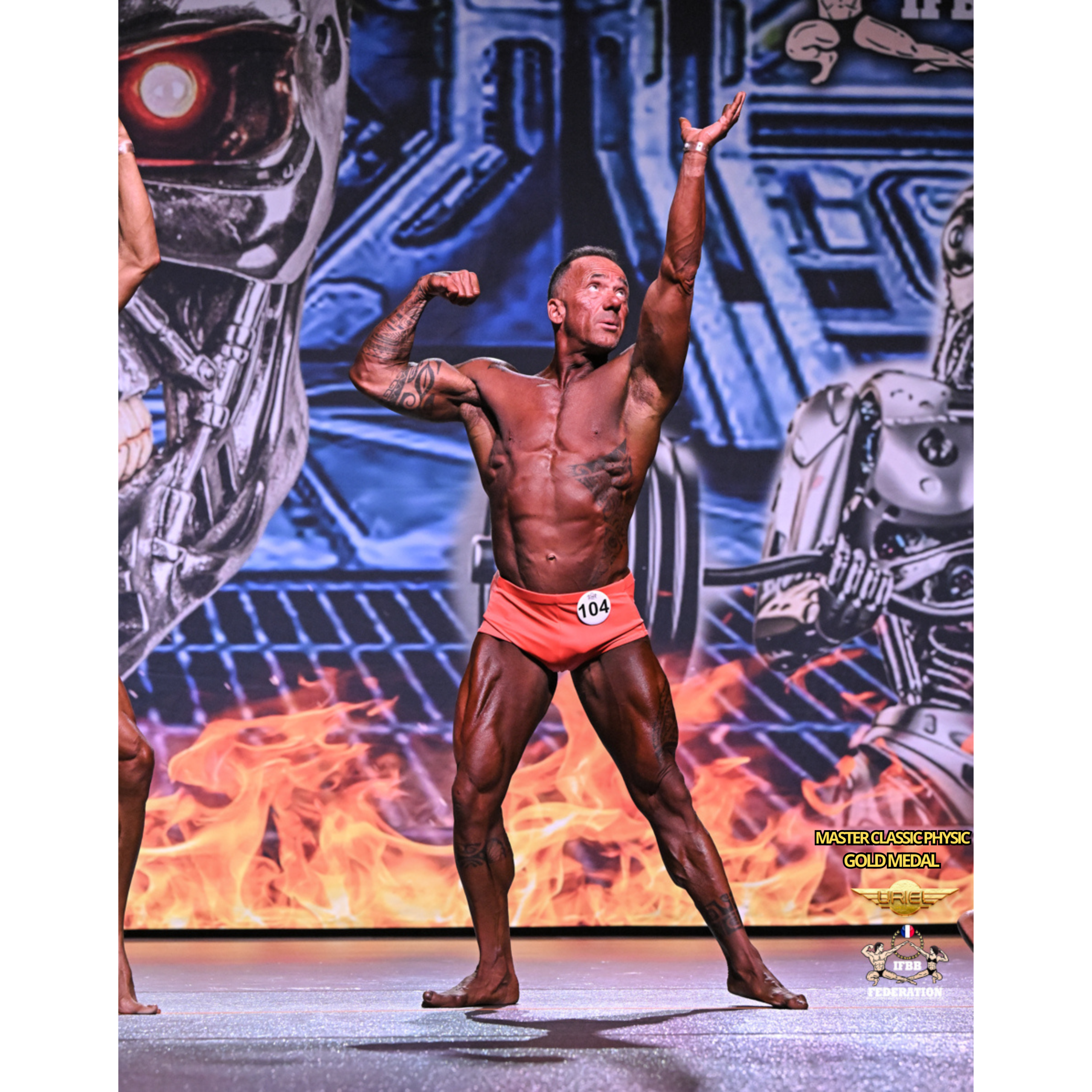 Nico 2 x champion de France IFBB 2025
